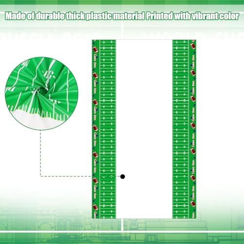 BOXOB Football Table Cloth 3pcs 54x108 Inch