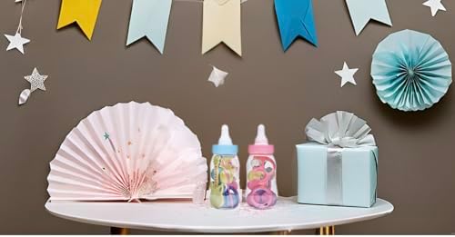 Jumbo Pink Plastic Baby Bottle Fillable Centerpiece