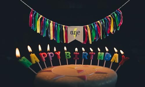 Magical Wizard 1st Birthday Party Banner