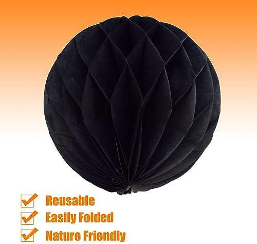 Ruidee 8 Piece Paper Honeycomb Balls Party Decor