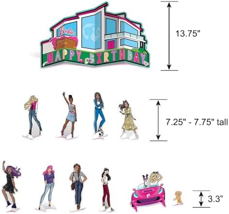 Barbie Dream Together Table Decor Kit 11 Pc Set