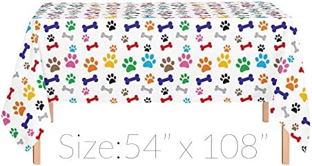 Oojami Dog Birthday Tablecloth Set 4 Pack