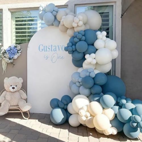 Dusty Blue Balloon Garland Kit 167pcs