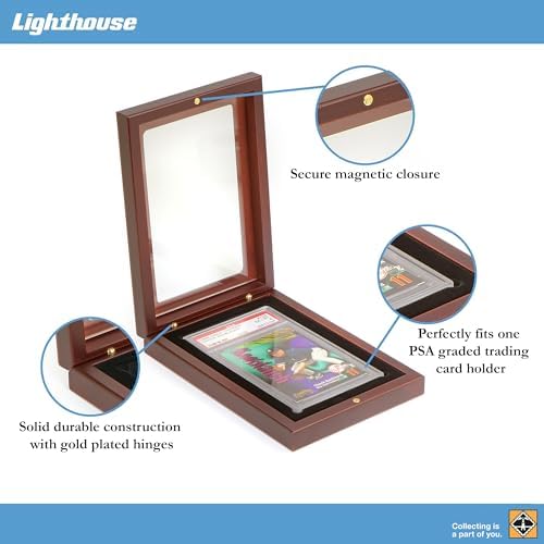 Lighthouse Presentation Case for One PSA Graded Trading Card