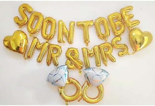 SHUNTAI Gold Engagement Party Balloon Decorations