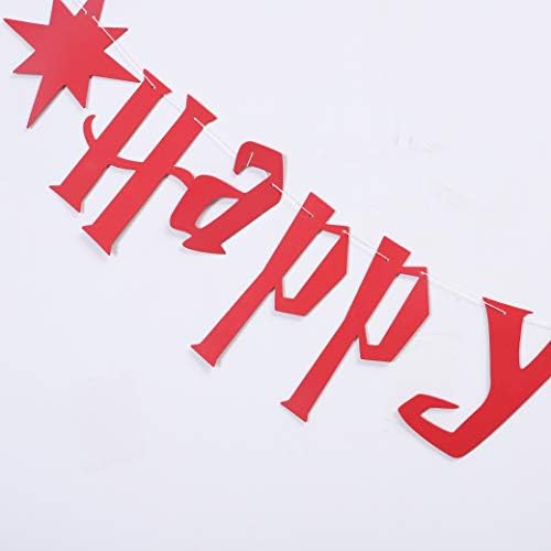 Red Happy Christmas Banner for Indoor and Outdoor Use