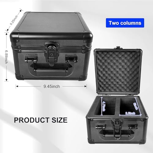 Aluminum Alloy Graded Card Storage Box with Silver Finish