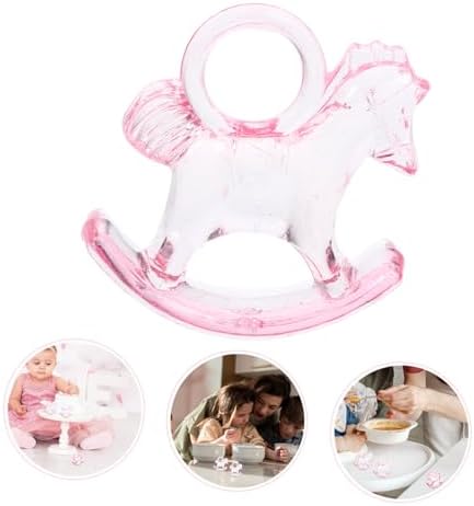48pcs Acrylic Rocking Horse Statues for Shower Decor