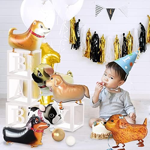 Walking Animal Balloons - 6pcs Dog Birthday Party Decorations