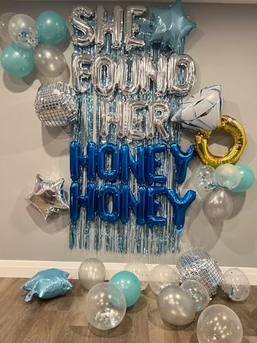 JeVenis Retro 70s Bachelorette Balloons Decorations