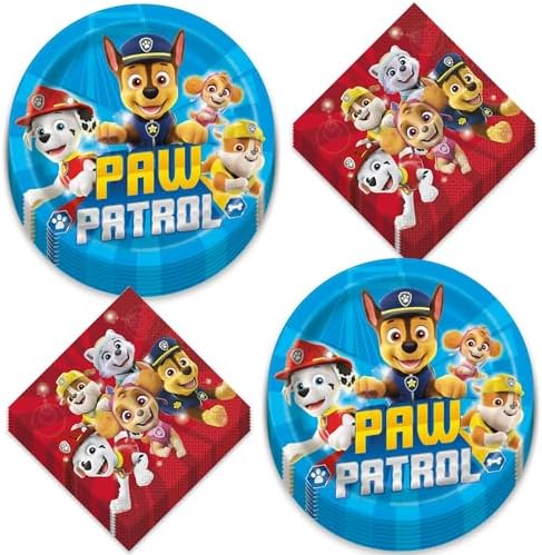 HOME HOOPLA Paw-Patrol Party Plates