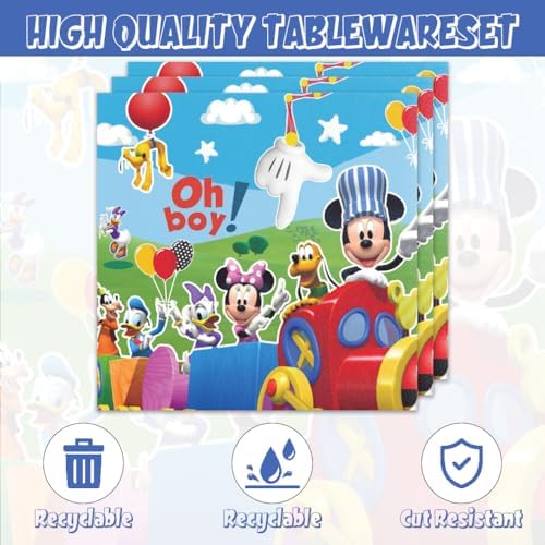 40pcs Mickey Party Supplies Set for Birthday Decor