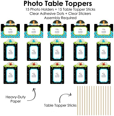 Monster Bash Photo Table Toppers 15 Piece Set
