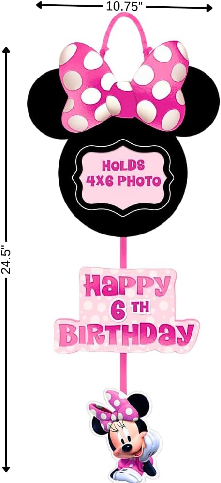 Minnie Mouse Forever Personalized Photo Sign - 1075 x 245 Inches
