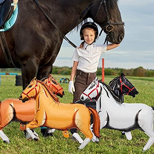 8 Piece 30 Inch Horse Balloon Party Decoration