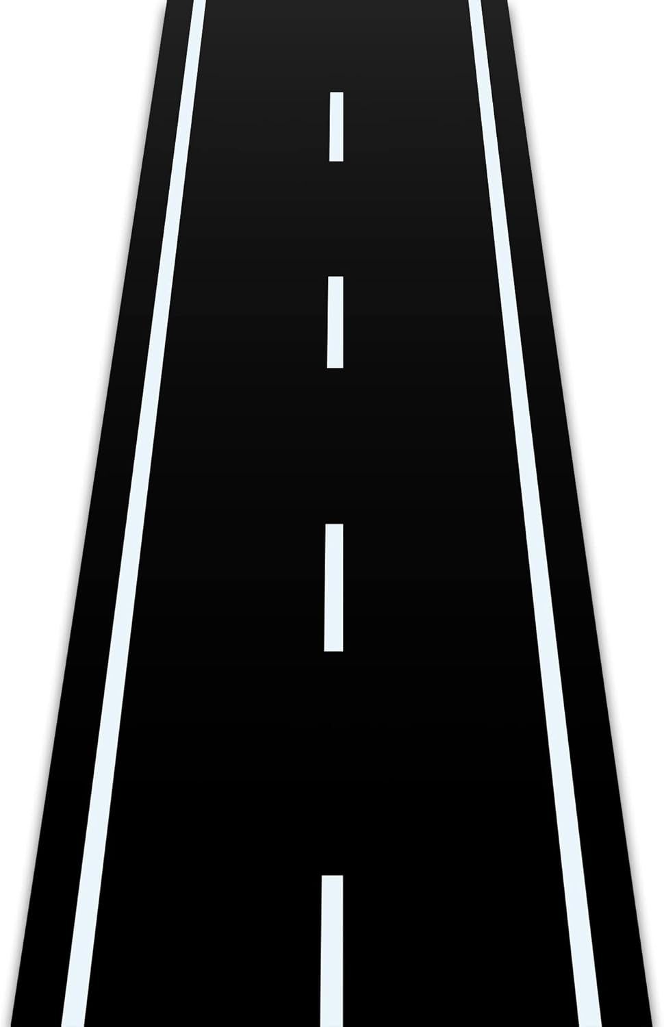 Racetrack Floor Runner for Party Black Table Cover 66ft x 2ft