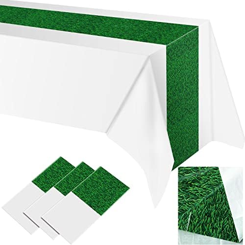 Remagr 3 Piece Golf Table Cloth 54x108 Inch for Parties