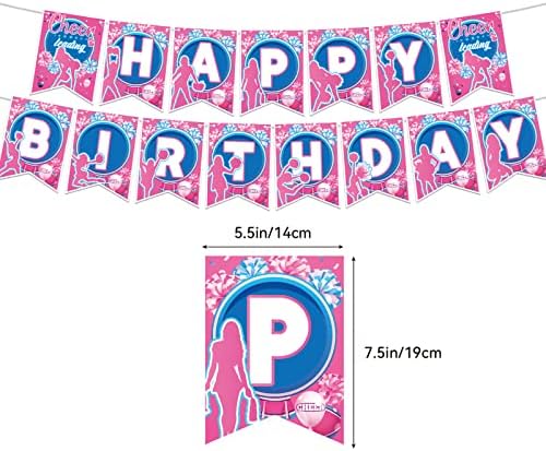Cheerleading Birthday Party Decorations Set