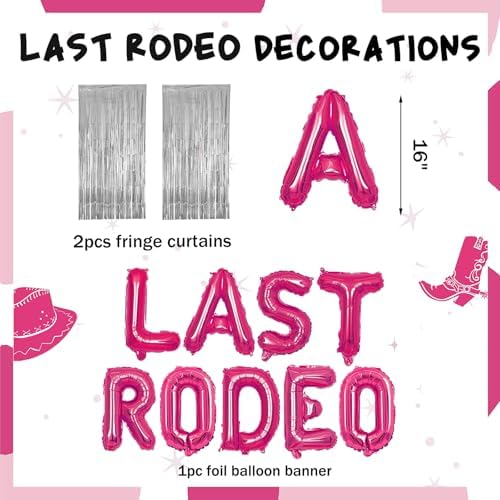 Last Rodeo Bachelorette Party Decorations