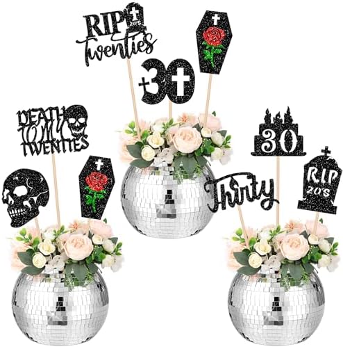 16 pcs Death to My 20s Centerpiece Sticks