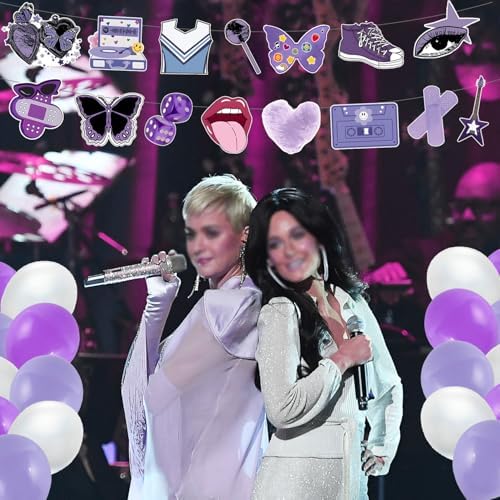 59 Pcs Pop Singer Birthday Party Supplies Set