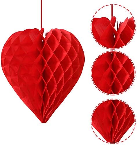 Casino Party Decorations Poker Honeycomb Pom Poms 8pcs