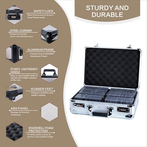 AIYEONE Toploaders Storage Box for 3 x 4 Rigid Cards