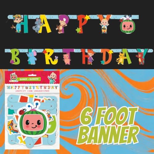 Cocomelon Birthday Party Supplies Set