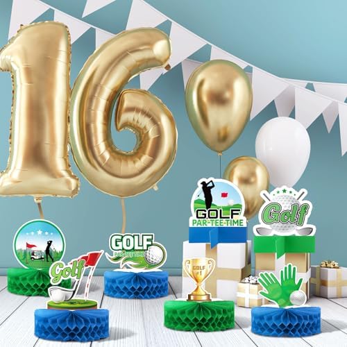 Teling 12 Piece Golf Party Centerpieces Set