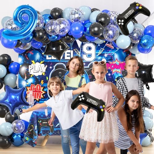 103pcs Video Game Birthday Party Decor Kit
