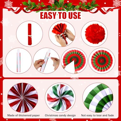 Outus 21 Pcs Christmas Candy Hanging Decorations Set