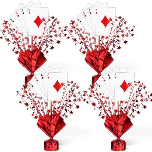 Weysat Casino Poker Theme Centerpiece Set