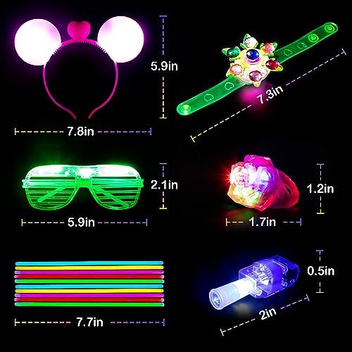 Mocoosy 103PCS Glow in the Dark Party Supplies