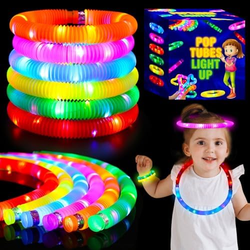24 pcs Glow Sticks Camping Essentials for Kids