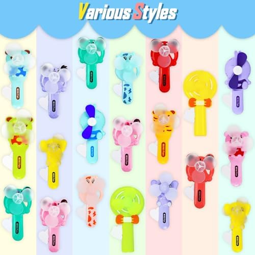 Vileafy 12 Summer Party Favors for Kids 8-12 - Handheld Fans