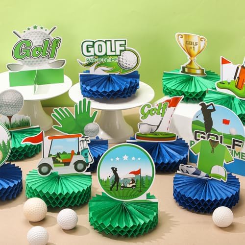 Teling 12 Piece Golf Party Centerpieces Set