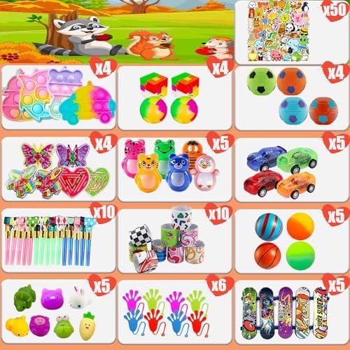 117 Pcs Kids Party Favors Toy Set