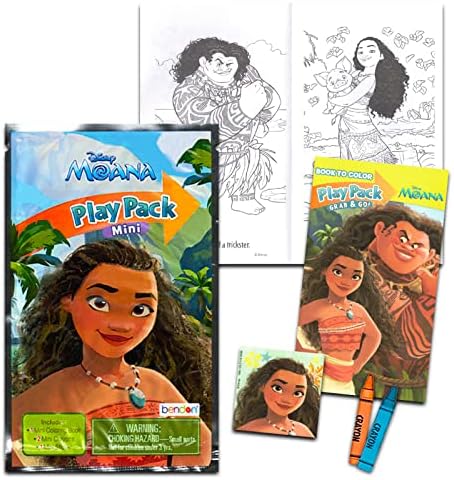 Disney 24 Moana Mini Party Favors Set for Girls Kids