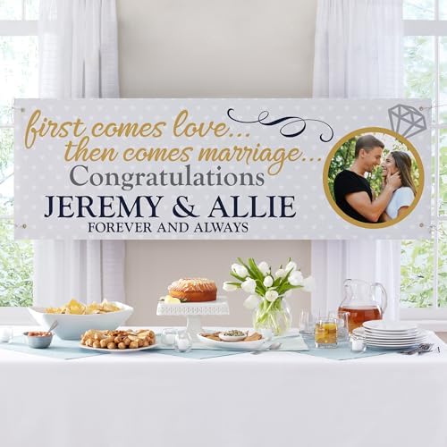 Lets Make Memories Custom Engagement Banner - 6 ft