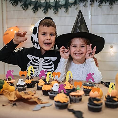 36 PCS Halloween Hocus Pocus Cupcake Toppers