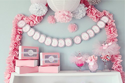 Bella Collection 5 Tissue Paper Pom Pom Set