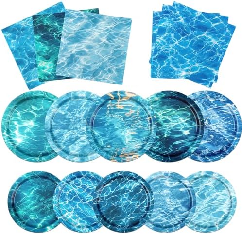 Ocean Themed Party Decor Tableware Set 60pcs
