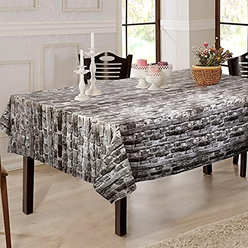 PHOGARY 2 Pack Brick Tablecloths for Christmas Party