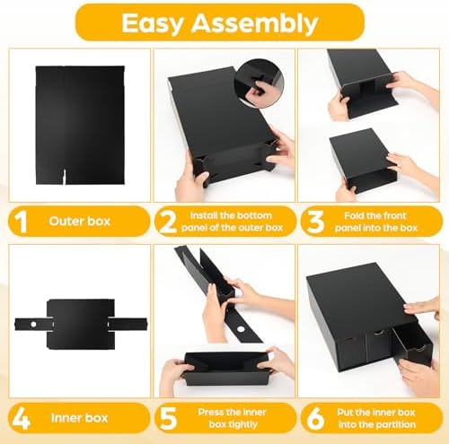 RLAVBL 12-600 Card Storage Box with 48 Dividers