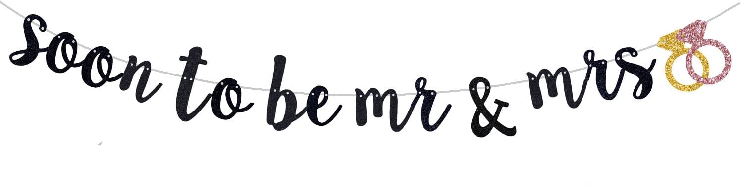 Soon To Be Mr Mrs Banner Wedding Decor