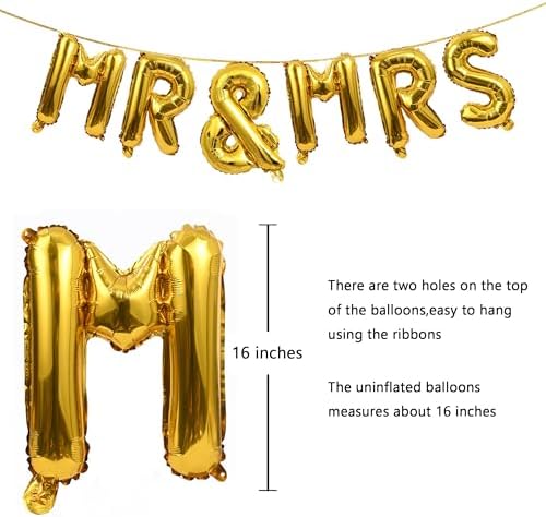 SHUNTAI Gold Engagement Party Balloon Decorations