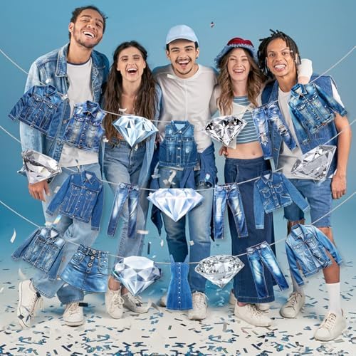Denim And Diamonds Party Decorations Set