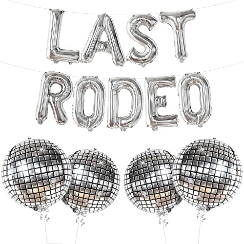KatchOn Last Rodeo Balloons Silver 22 Inch Pack of 13