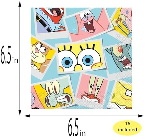 LLILYKAI SpongeBob Party Supplies Pack