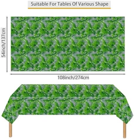 PHOGARY Jungle Tablecloth 2pcs 54 x 108 Inch
